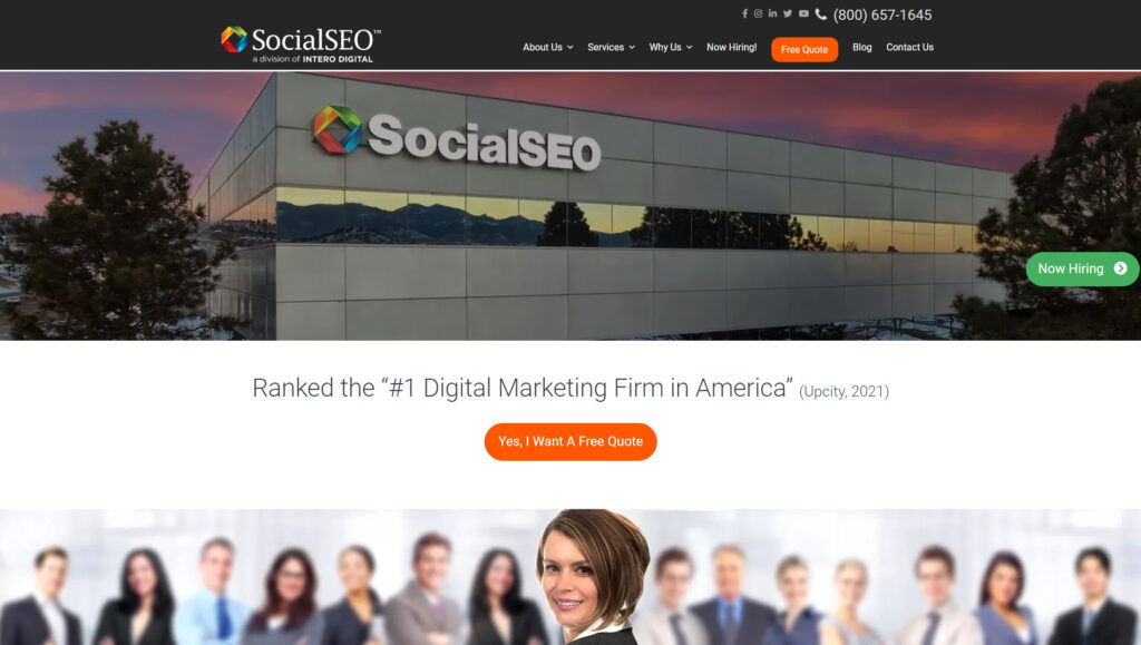 Ranked the “#1 Digital Marketing Firm in America” 